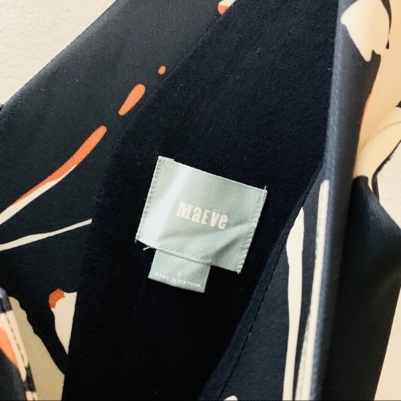 Anthropologie Maeve Amory Black Scuba Mini Dress - Picture 6 of 8